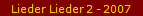 Lieder Lieder 2 - 2007